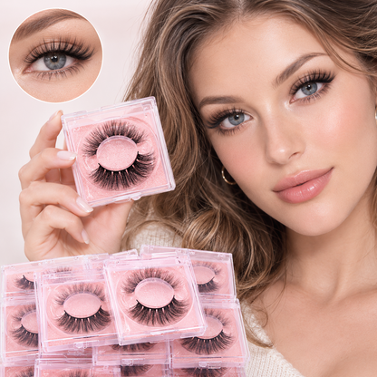 8d Mink Hair False Eyelashes Thick