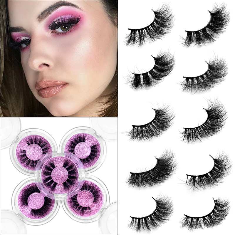 8d Mink Hair False Eyelashes Thick